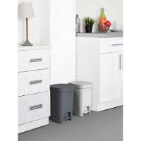Lixeira Tramontina Compact 10l Branco Com Haste Em Aço - 6