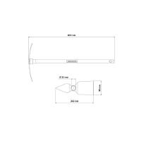 Sacho Coração Tramontina Em Aço Com Cabo De Madeira 60 Cm - 5
