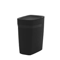 Lixeira Tramontina Compact Em Polipropileno Preto Com Tampa Basculante 8,5 L - 2