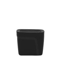 Lixeira Tramontina Compact Em Polipropileno Preto Com Tampa Basculante 6,5 L - 1