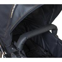 Carrinho De Bebê Para Passeio Galzerano Napoli De 0 Meses Até 15kg Preto Com Cobre - 2