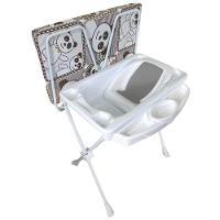 Banheira de Bebê Plástica Galzerano Classic 7045 com Trocador e Suporte Panda - 4