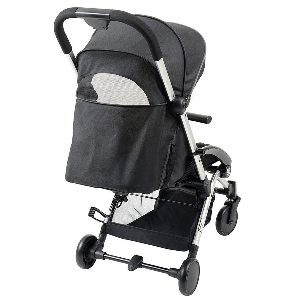Carrinho de Bebê Burigotto Up Dobrável para Passeio Até 15kg Preto com Metal Prata - 4