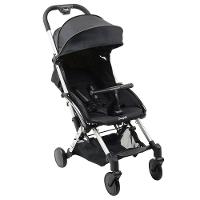 Carrinho de Bebê Burigotto Up Dobrável para Passeio Até 15kg Preto com Metal Prata - 1