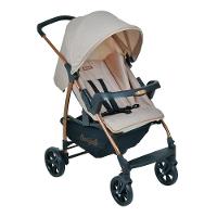 Travel System Burigotto Carrinho De Bebê Com Bebê Conforto Ecco + Touring X Mon Amour Bege - 5