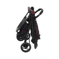 Carrinho De Bebê Burigotto Cr3 De 0 Até 15kg Para Passeio Cinza Escuro Com Vermelho - 3