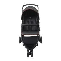 Carrinho De Bebê Burigotto Cr3 De 0 Até 15kg Para Passeio Cinza Escuro Com Vermelho - 6