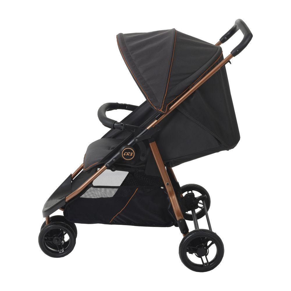 Carrinho De Bebê Burigotto Cr3 De 0 Até 15kg Para Passeio Cinza Escuro Com Cobre - 3