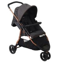 Carrinho De Bebê Burigotto Cr3 De 0 Até 15kg Para Passeio Cinza Escuro Com Cobre - 1