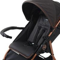 Carrinho De Bebê Burigotto Cr3 De 0 Até 15kg Para Passeio Cinza Escuro Com Cobre - 5