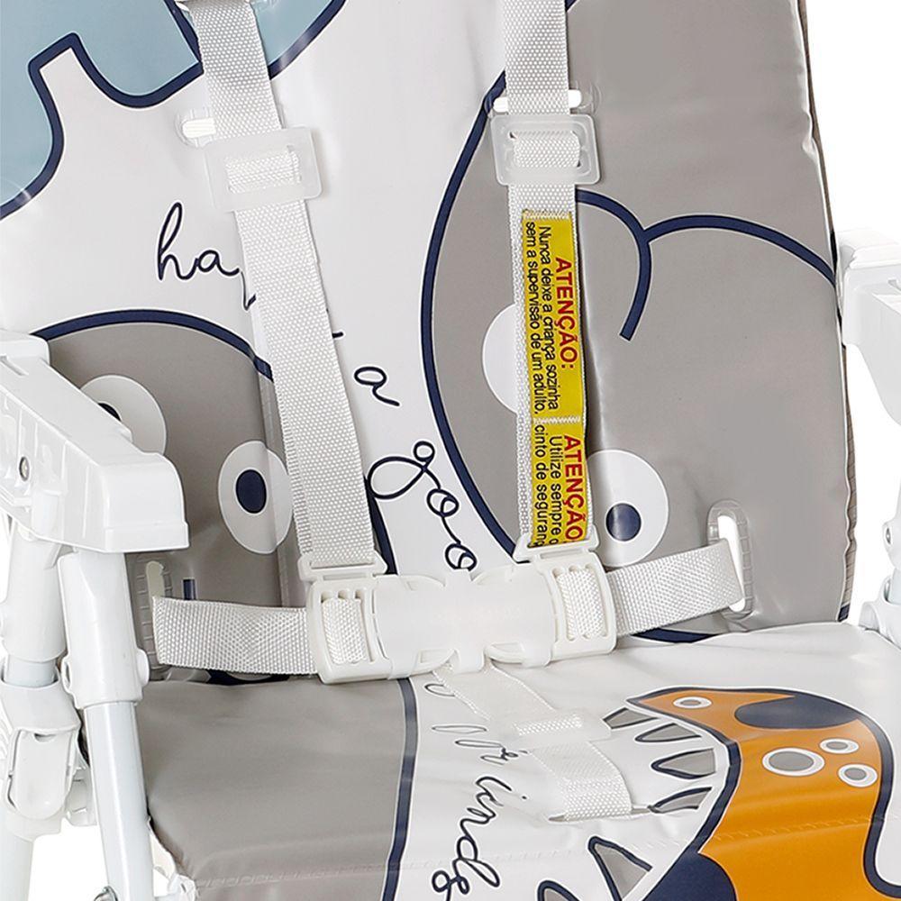 Cadeira De Alimentação Galzerano Portátil Para Bebê Alta Nick 5025 Até 23kg Dino - 3