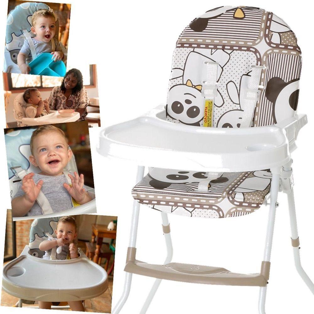 Cadeira De Alimentação Galzerano Portátil Para Bebê Alta Nick 5025 Até 23kg Panda - 2
