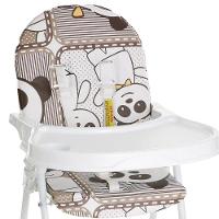 Cadeira De Alimentação Galzerano Portátil Para Bebê Alta Nick 5025 Até 23kg Panda - 3