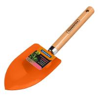 Pazinha Larga Metalica Para Jardinagem Tramontina Com Cabo De Madeira - 2