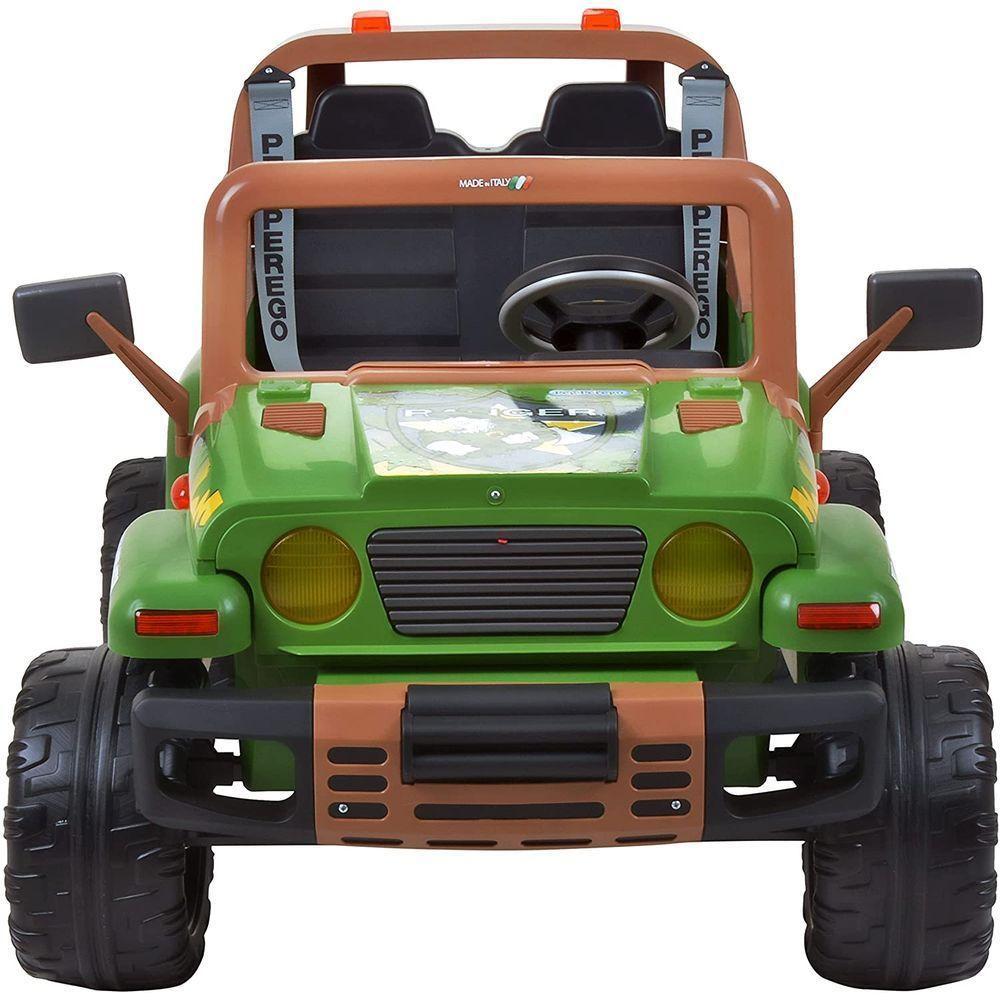 Jipe Elétrico Infantil Peg-Pérego Ranger 538 com Bateria 12V - Verde - 4