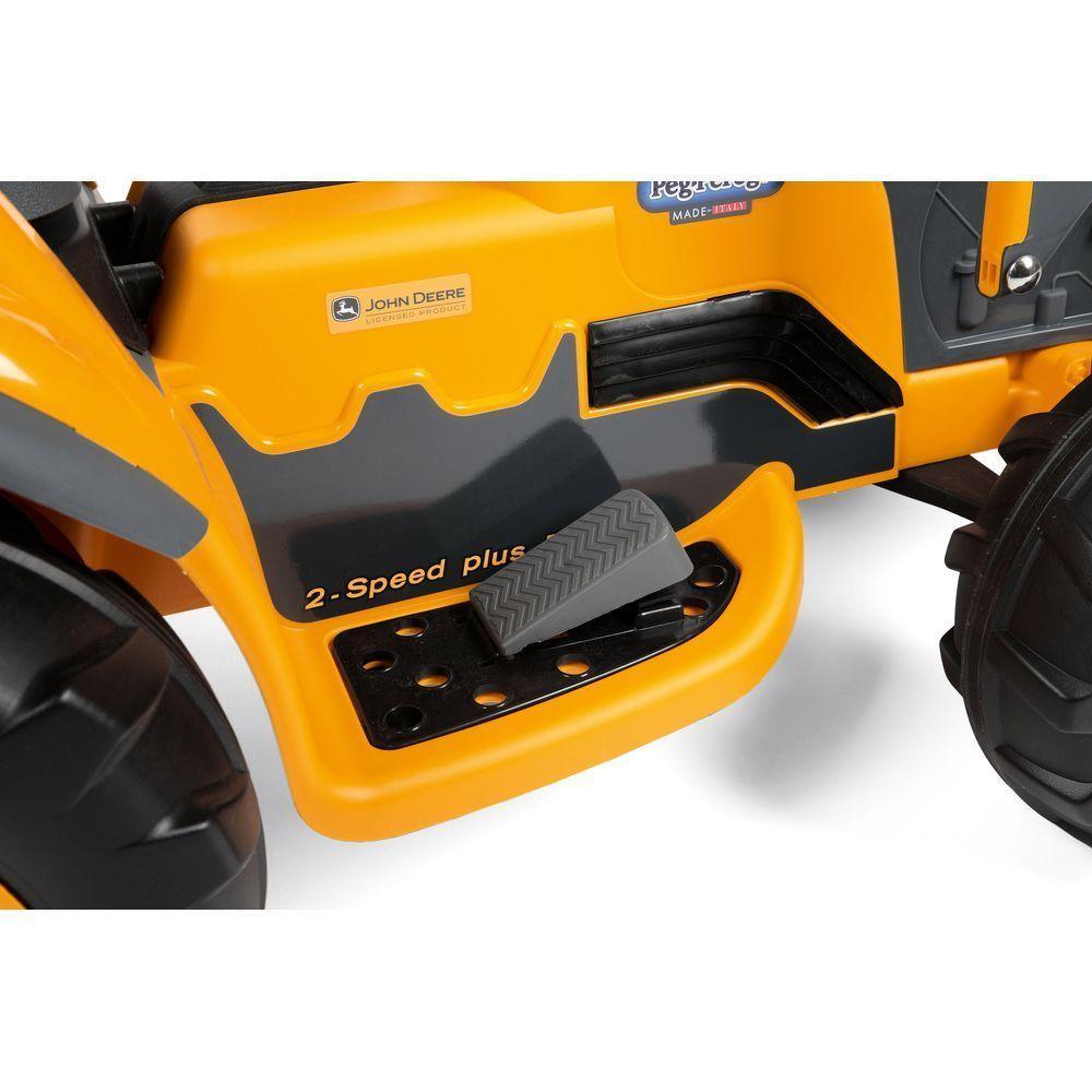 Mini Trator Infantil Elétrico Peg-Pérego Deere Construction Loader 12V - Laranja - 5