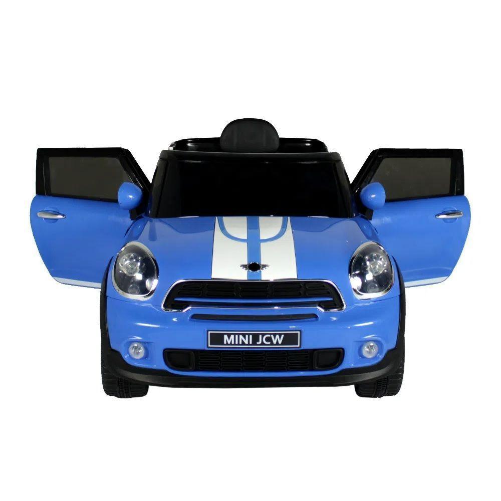Carrinho Elétrico Infantil Bel Brink Mini Paceman 12V com Controle Remoto - Azul - 5