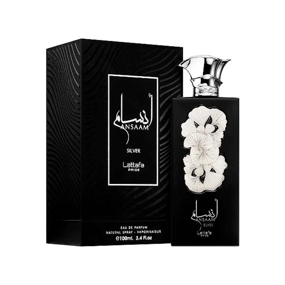 Perfume Lattafa Ansaam Silver - Eau De Parfum - 100 Ml Volume Da Unidade 100 Ml - 1