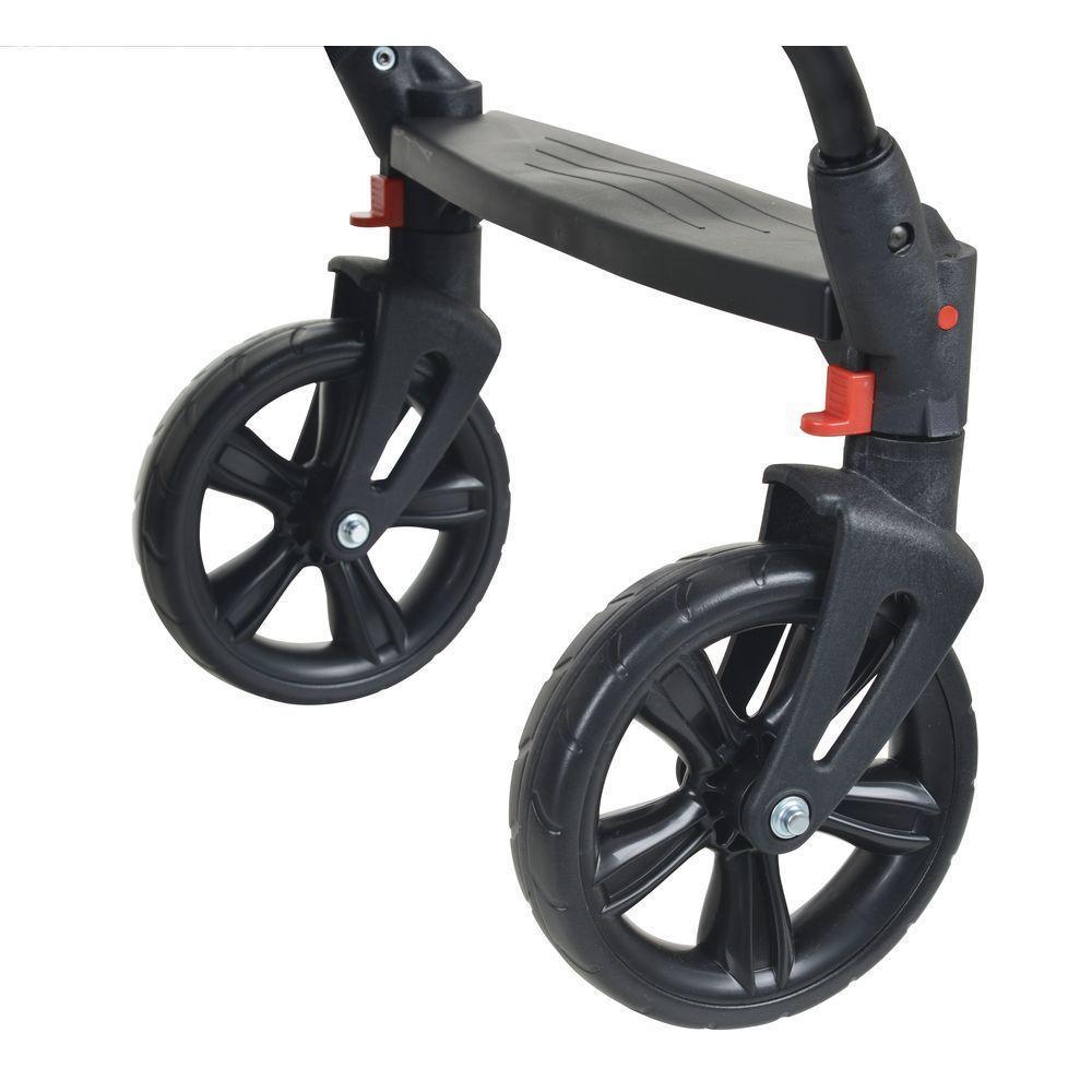 Carrinho de Bebê para Passeio Burigotto Ecco de 0 até 15 Kg - Cinza com Vermelho - 2