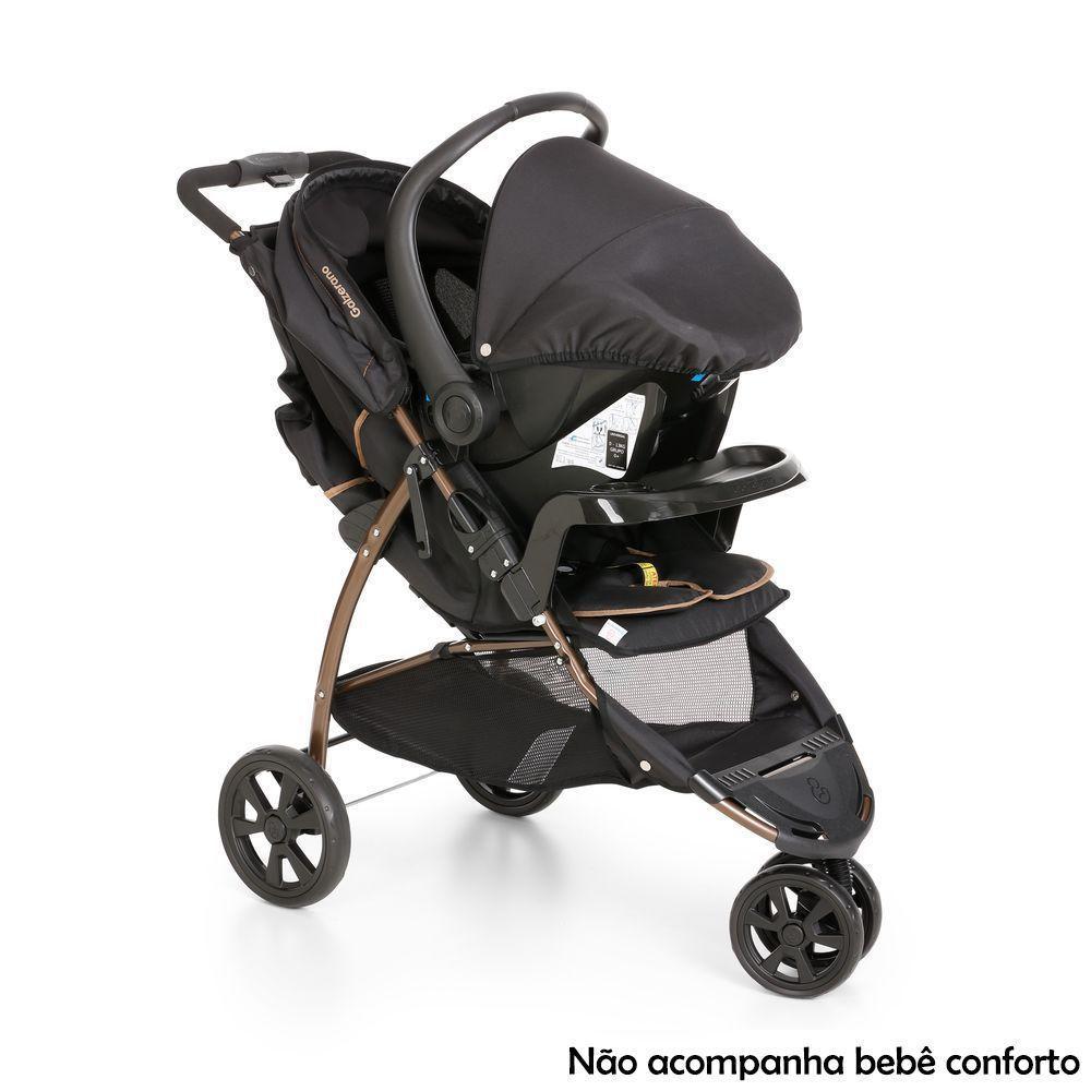 Carrinho de Bebê para Passeio Galzerano Cross Trail 1450 de 0 Meses até 15 kg - Preto e Cobre - 2