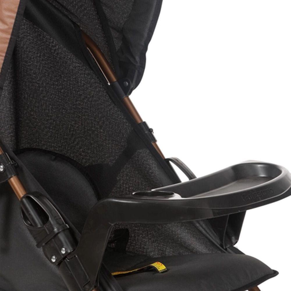 Carrinho de Bebê Passeio Galzerano Romano 1035 de 0 Meses até 15kg Preto com Cobre - 4