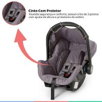 Bebê Conforto Galzerano Grid 8184 De 0 Até 13 Kg Preto E Cinza - 2