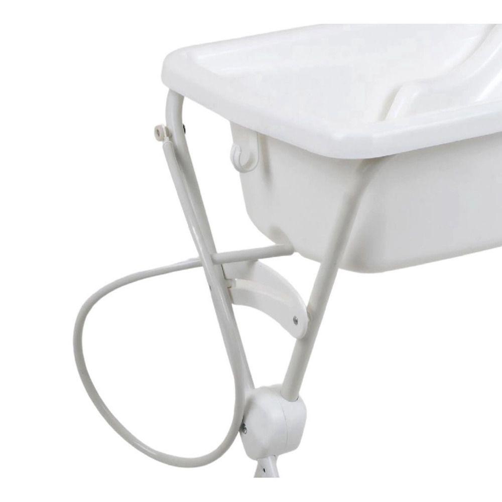 Kit Banho Burigotto Banheira Com Suporte E Assento Redutor Branco - 3