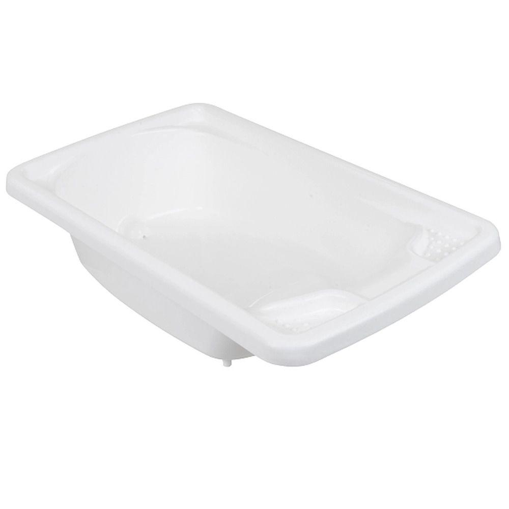 Kit Banho Burigotto Banheira Com Suporte E Assento Redutor Branco - 4