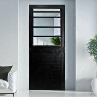 Porta Basculante Lambril Alumínio Preto 2.10 X 90 Lado Direito – Hale - 6