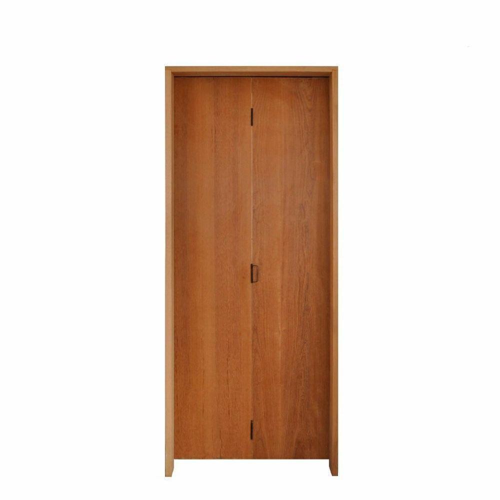 Kit Porta Camarão Padrão Imbuia 82x2.10 C/ferragens Lado Esquerdo - Hale - 1