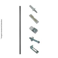 Kit Porta Camarão Padrão Imbuia 82x2.10 C/ferragens Lado Esquerdo - Hale