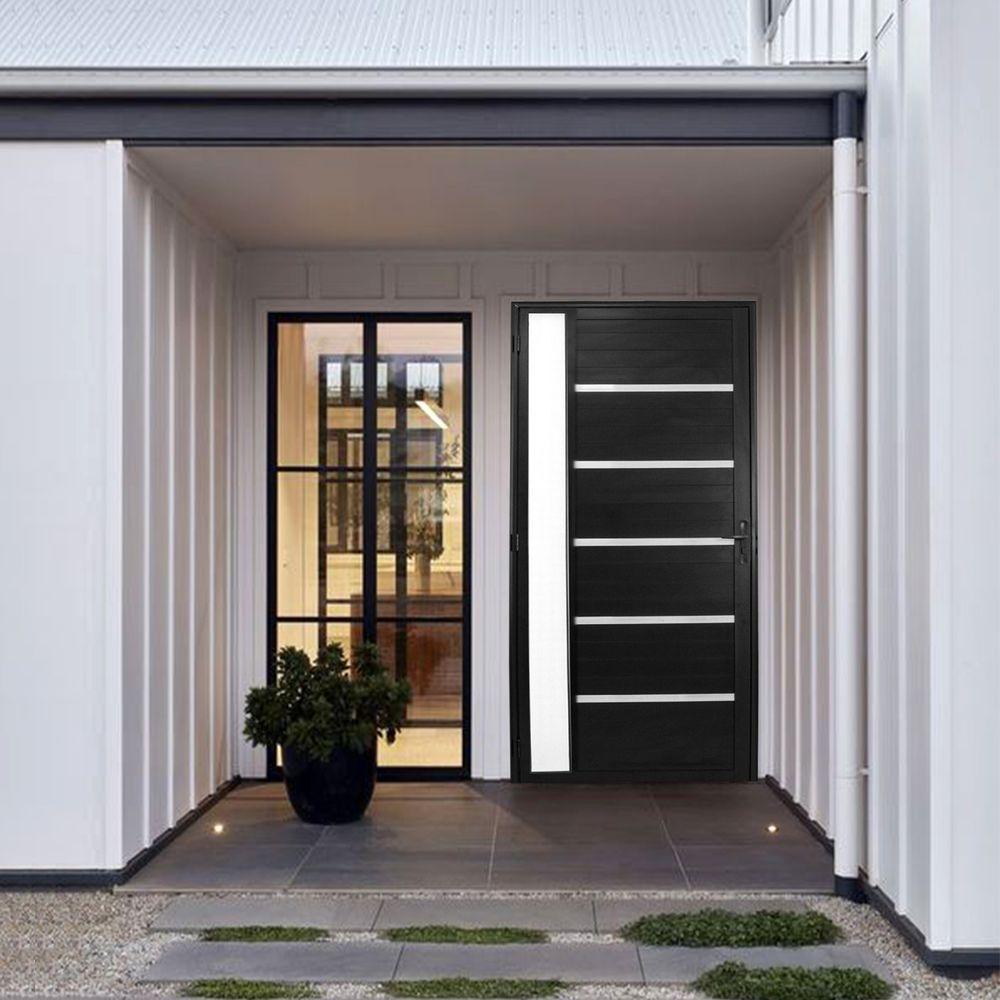 Porta Lambril Solara Com Visor 90 X 2.10 Preta Lado Direito – Hale - 5