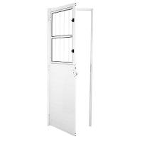 Porta Social Lambril Alumínio Branco 2.10 X 90 Lado Direito – Hale - 5