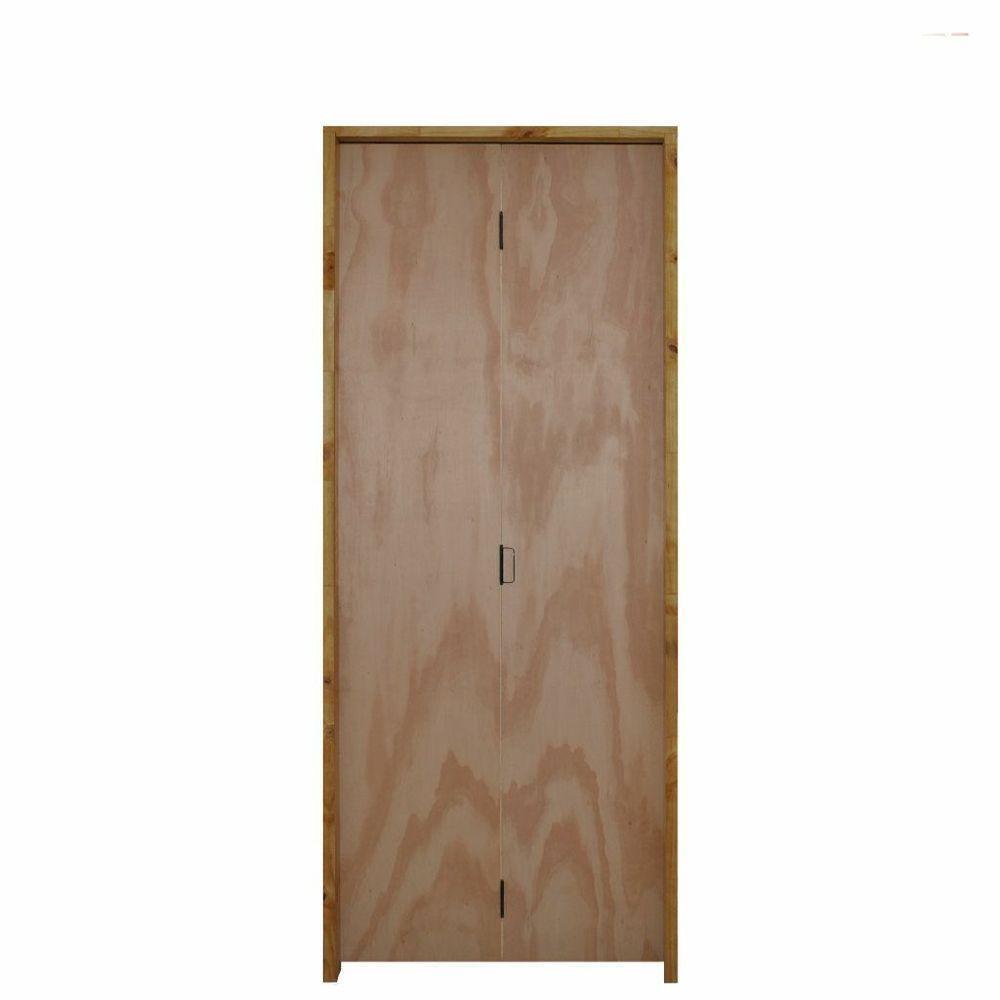 Kit Porta Camarão Lisa Mescla 82x2.10 C/ferragens Lado Direito - Hale - 1