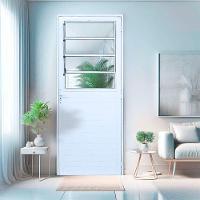 Porta Basculante Lambril Alumínio Branco 2.10 X 90 Lado Esquerdo – Hale - 6