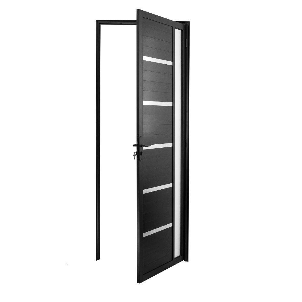 Porta Lambril Solara Com Visor 70 X 2.10 Preta Lado Esquerdo – Hale - 4