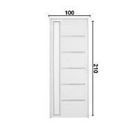 Porta Lambril Solara Com Visor 1.00 X 2.10 Branca Lado Esquerdo - Hale - 2