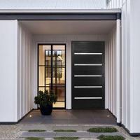 Porta Lambril Solara 70 X 2.10 Preta Lado Direito - Hale - 5