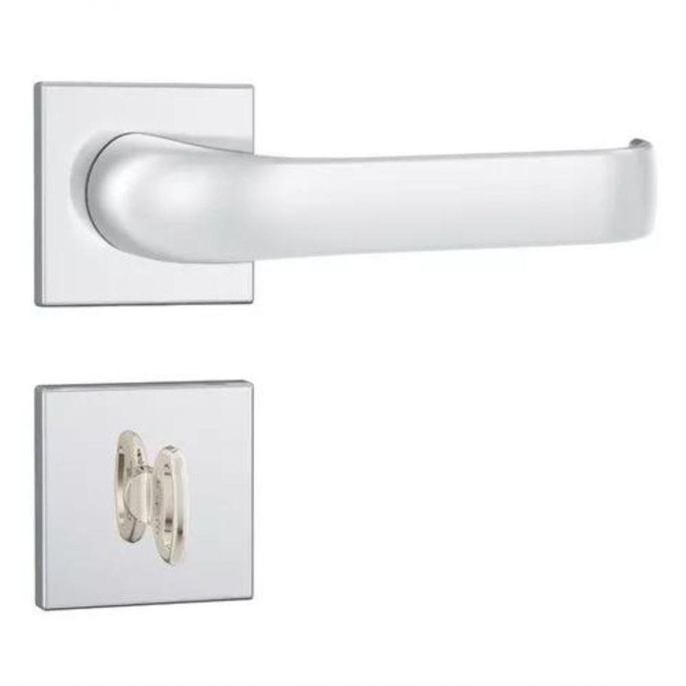 Kit Porta De Madeira 72 X 2.10 Friso Agatha Bat.misto 14cm Fech.wc Cromada Lado Direito - Hale - 2