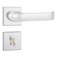 Kit Porta De Madeira 82 X 2.10 Friso Agatha Bat.misto 14cm Fech.wc Cromada Lado Direito - Hale - 2