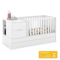 Berço Americano Multifuncional Formare Branco Acetinado Colchão - Matic - 5