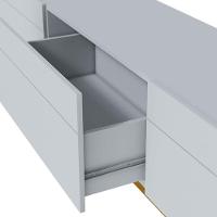 Rack Bancada Classic 3 Gavetas 1.8 Branco Acetinado - Imcal