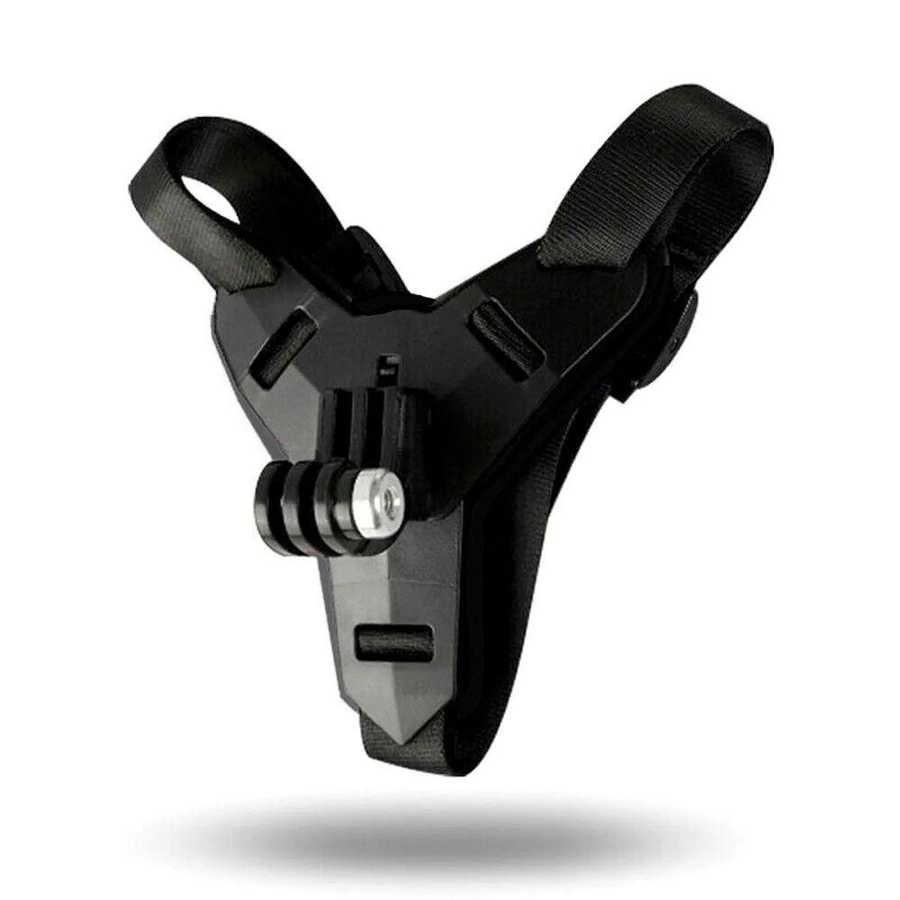 Fivela com Adaptador Capacete Queixeira para GoPro e Similares Cor Preto - 5