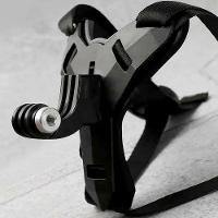 Fivela com Adaptador Capacete Queixeira para GoPro e Similares Cor Preto - 2