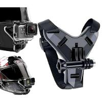 Fivela com Adaptador Capacete Queixeira para GoPro e Similares Cor Preto - 7