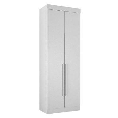 Guarda Roupa Modulado Orion 2 Portas 3 Gavetas Branco MDF Leifer Móveis
