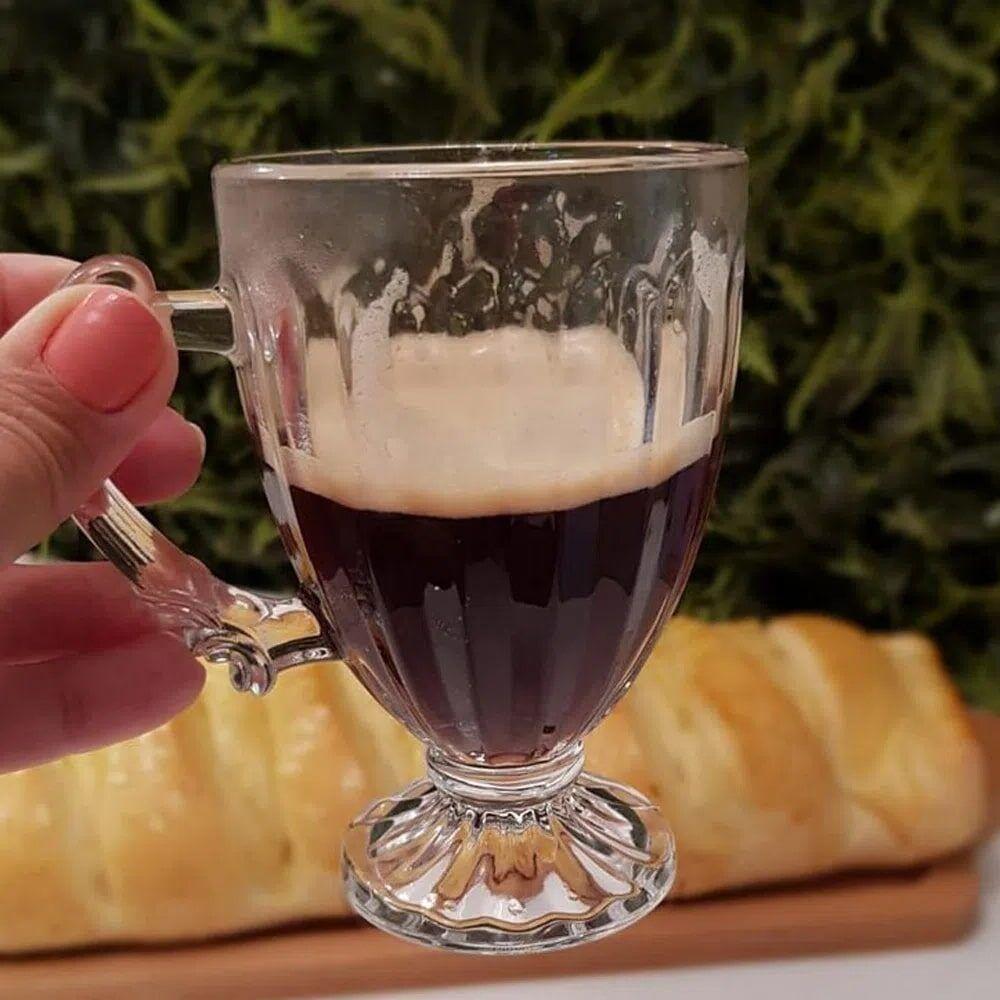 Jogo 8 Xícaras Para Café De Cristal Transparente Imperial 100ml Lyor - 7