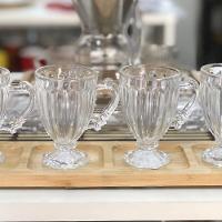 Jogo 4 Xícaras Para Café De Cristal Transparente Imperial 100ml Lyor - 6