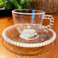 Jogo 6 Xícaras De Café De Com Pires Cristal Pearl Wolff Cor Transparente 90ml - 3