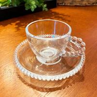 Jogo 6 Xícaras De Café De Com Pires Cristal Pearl Wolff Cor Transparente 90ml - 7